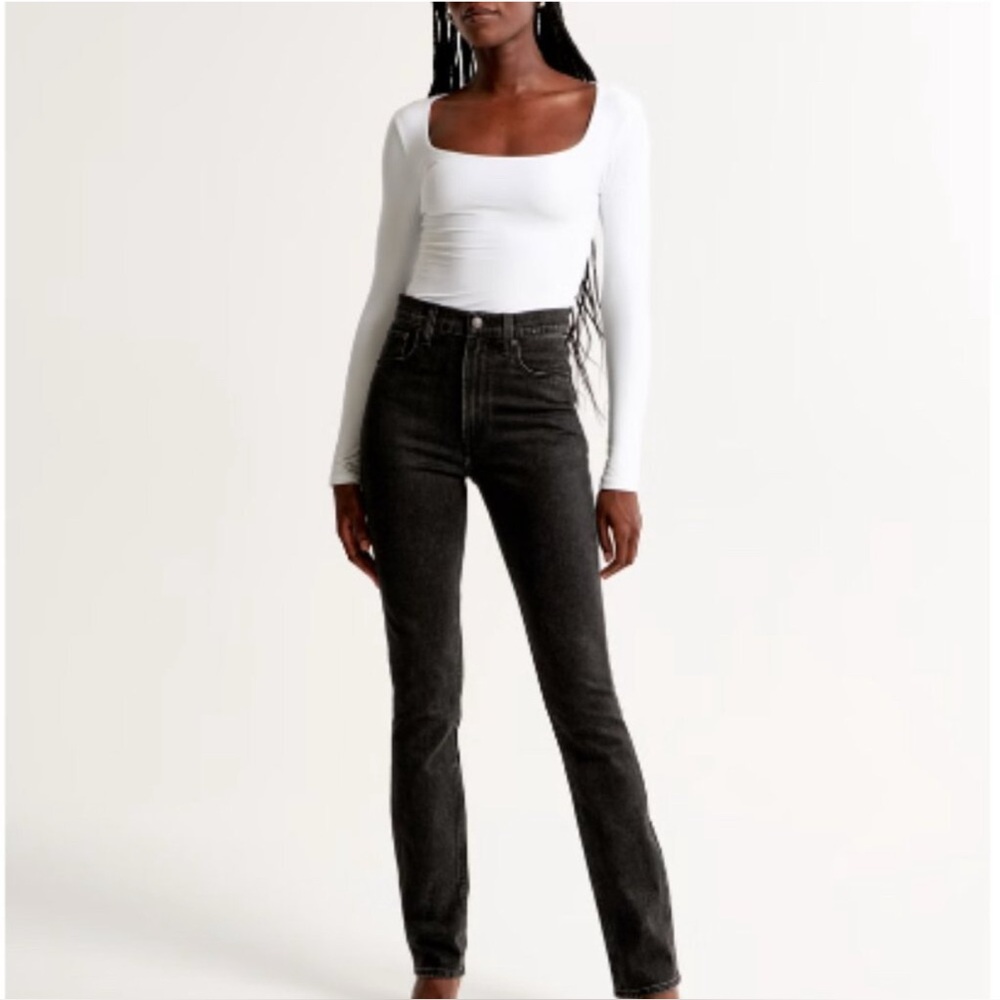 Abercrombie Slim Straight Curve Love Jeans
